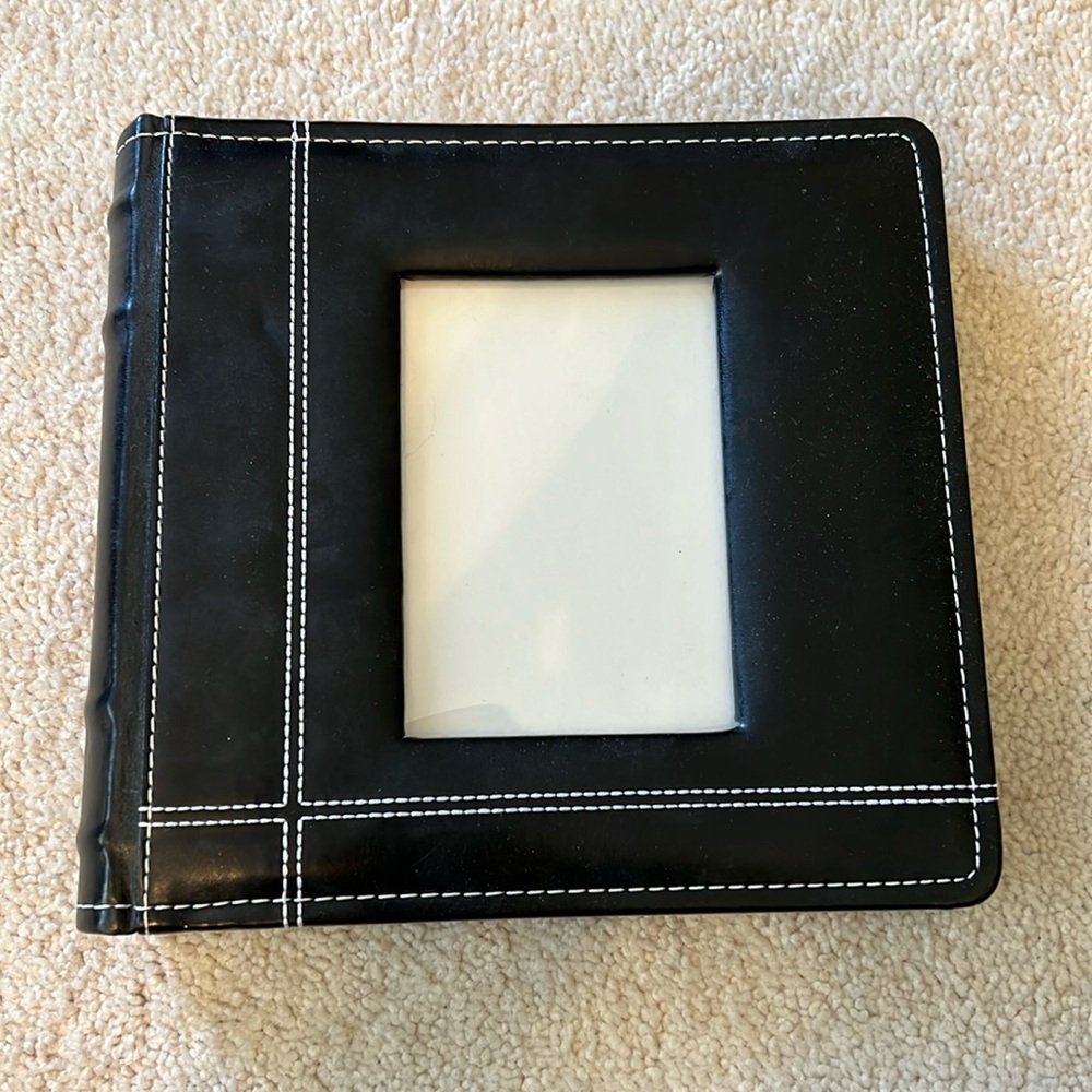 Leather bound photo album